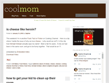 Tablet Screenshot of coolmom.com